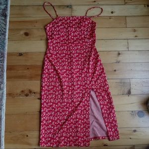 Zara Red Dress with Slit